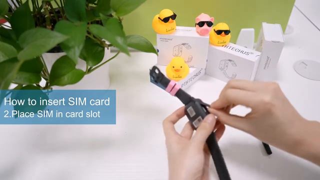 PTHTECHUS 4G01 GPS Kids Smartwatch Phone How to insert SIM Card смотреть онлайн