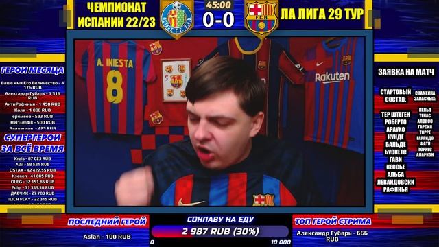 ХЕТАФЕ - БАРСЕЛОНА СМОТРИМ МАТЧ / ЛА ЛИГА 29 ТУР, ЧЕМПИОНАТ ИСПАНИИ / ОБСУЖДАЕМ И ОБЩАЕМСЯ 16.04.23 смотреть онлайн