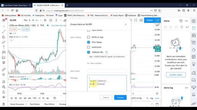 How to Send Tradingview Alert to Telegram using Python? | Webhook URL | Flask | Ngrok (2020) смотреть онлайн