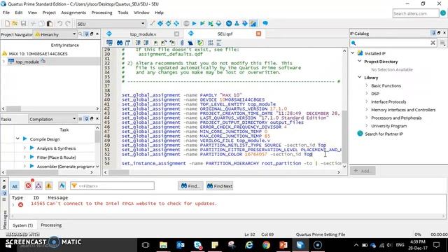 Generate SEU FIT Report for MAX® 10 смотреть онлайн