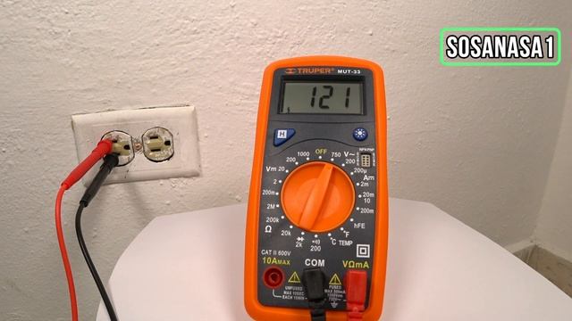 Multimetro Digital: como medir voltaje alterno en casa | ejemplo probando tomacorriente | modelo 33 смотреть онлайн
