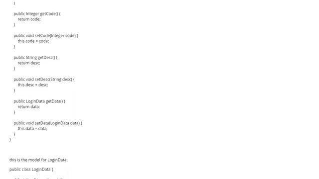Retrofit response returning null when wrong login details used Android Studio (1 answer) смотреть онлайн