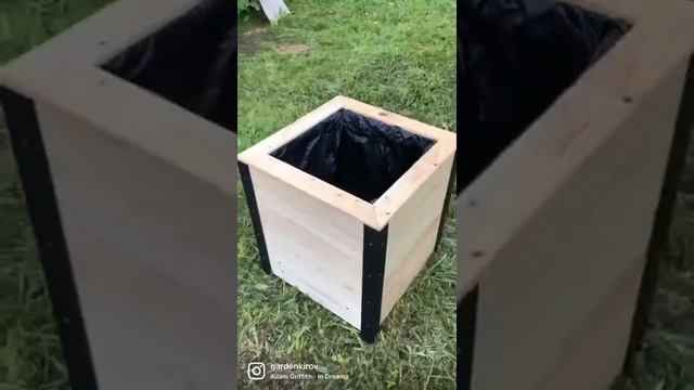 Кашпо деревянное уличное I GardenKirov смотреть онлайн