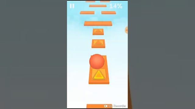 Шарик проходит препятствия на телефоне смотреть онлайн