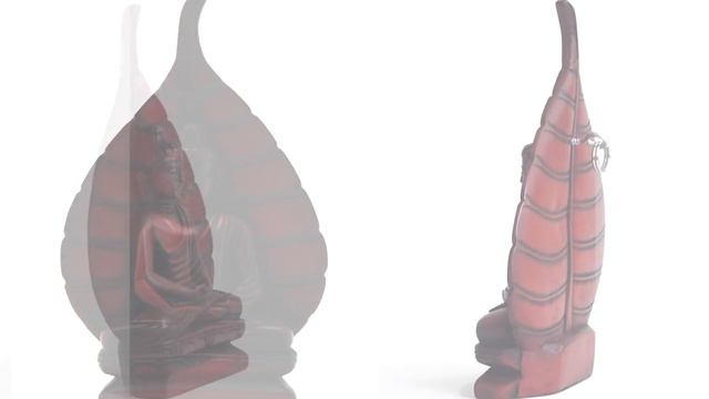 Buddha Groove: Bodhi Leaf Buddha Statue, Handmade In Nepal