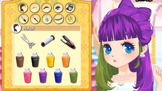 Бесплатные игры онлайн Haircuts, делаем прическу, парикмахер, макияж, игра для девочек смотреть онлайн