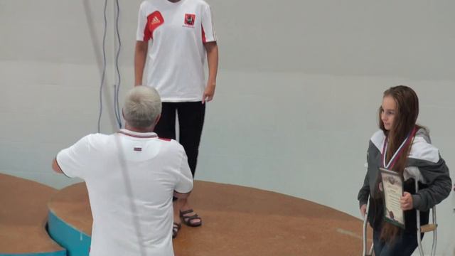 Награждение Ирина Васильева, Первенство России, плавание с ПОДА, 17.09.2017, Руза. смотреть онлайн