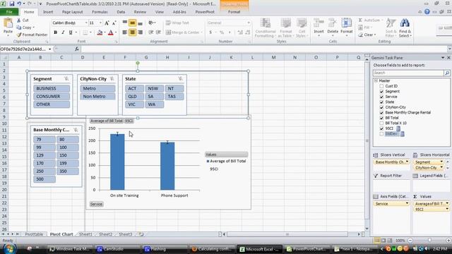 Inserting 95% Confidence Intervals into powerpivot charts (Part 2 of 2). смотреть онлайн