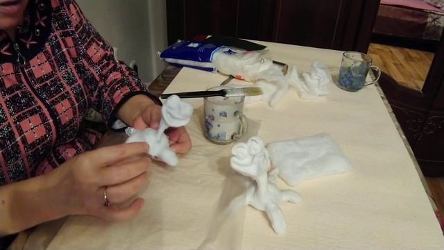 Ватная игрушка Черепаха. Мастер класс. смотреть онлайн