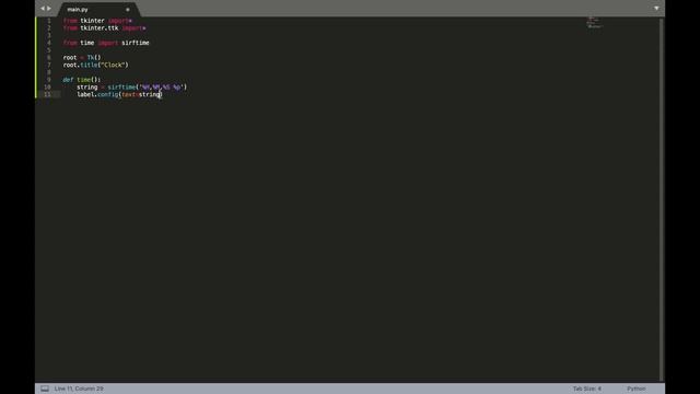 Making Clock Using Python || Programming Hub смотреть онлайн