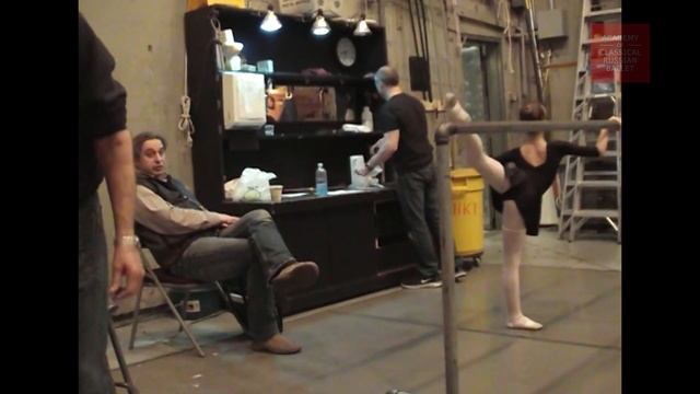 Ballet warm up lesson before YAGP New York ballet stars Gala fragment-3. Our Lada, 9 years old. 201 смотреть онлайн