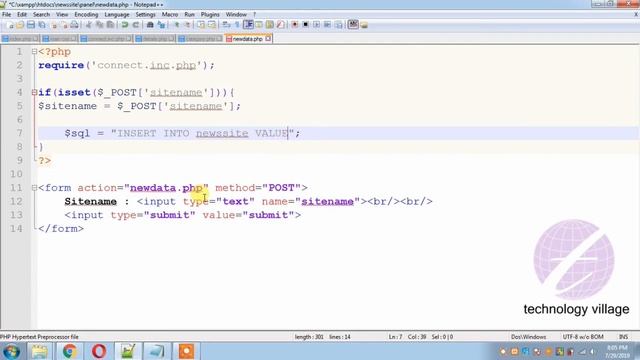 Inserting Data into MySQL Database Using PHP and HTML Form : PHP Project Tutorial Bangla смотреть онлайн