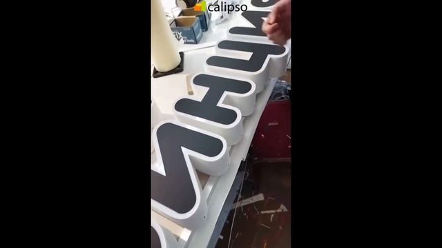 Объемные световые буквы из оргстекла и ПВХ смотреть онлайн