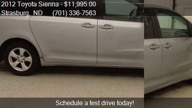 2012 Toyota Sienna LE 8-Passenger for sale in Strasburg, ND смотреть онлайн