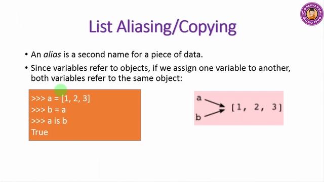 Lists in Python - 2 | Lists Aliasing| Indexing | Comparison | Lists Operators | Hindi смотреть онлайн