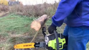 Бензопила Poulan 2250 обзор и пробный рез. Chainsaw Poulan 2250 All-round review and trial cut.