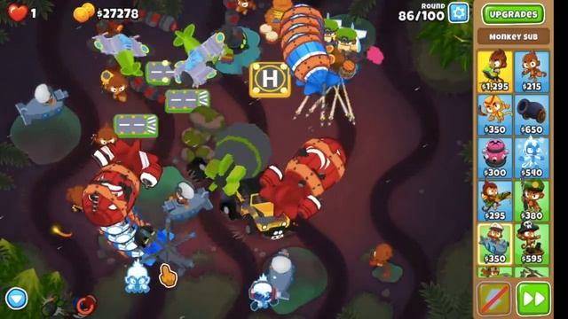 Bloody Puddles CHIMPS Without a Hero! (Bloons TD 6) смотреть онлайн