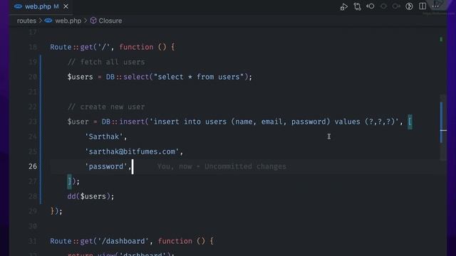 Laravel 10 full course for beginner - running raw sql queries смотреть онлайн