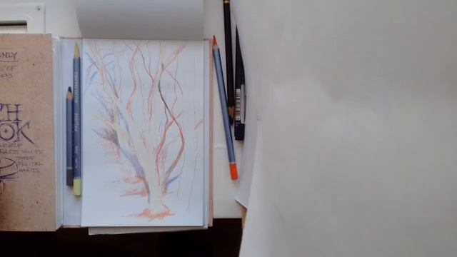 Рисование цветными карандашами. Весна. смотреть онлайн