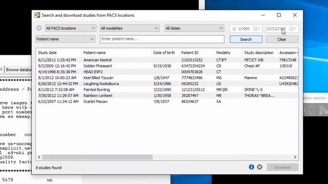 RadiAnt DICOM Viewer - PACS command line parameters смотреть онлайн