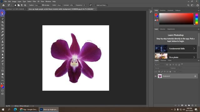 Adobe Photoshop 2020 Class 03 Magnetic lasso tool, Object selection tool смотреть онлайн
