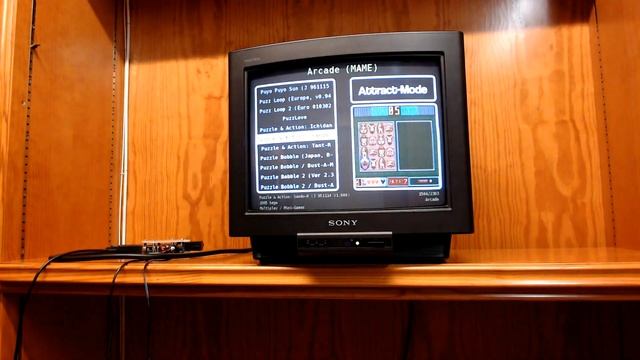 Testing GroovyArcade on the Anbernic Win600, 15 kHz output to CRT смотреть онлайн