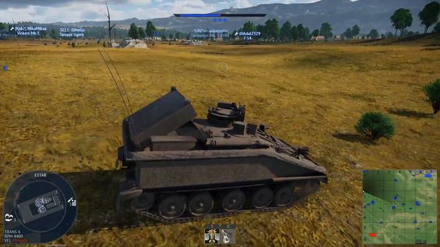 striker , Top Lanzador de cohetes británico , WarThunder смотреть онлайн