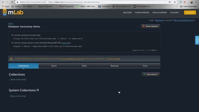 Bits of Good Bootcamp: mLab Intro смотреть онлайн