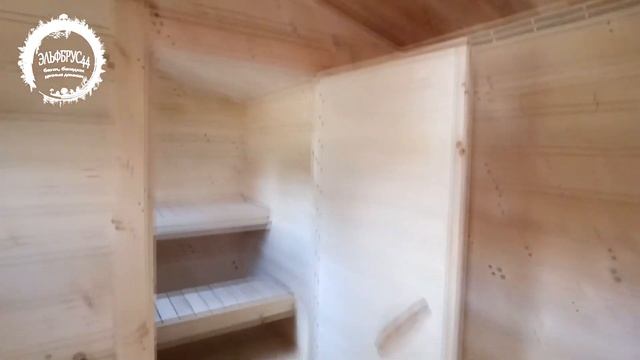 Готовая 5-ти метровая баня в три отделения "под ключ". Перевозная, мобильная баня смотреть онлайн