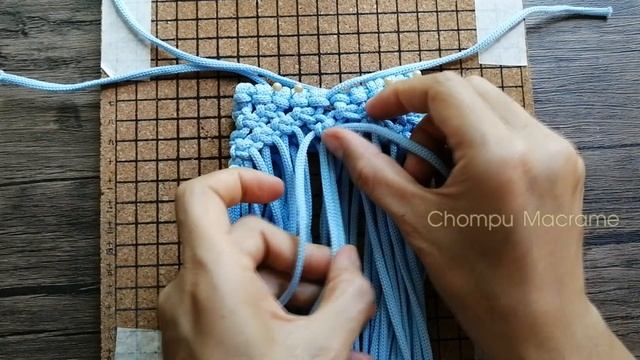 Macrame phone bag - Drawstring bag - Basic knot смотреть онлайн