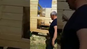 Баня 3м.*6м.на винтовых сваях под усадку.