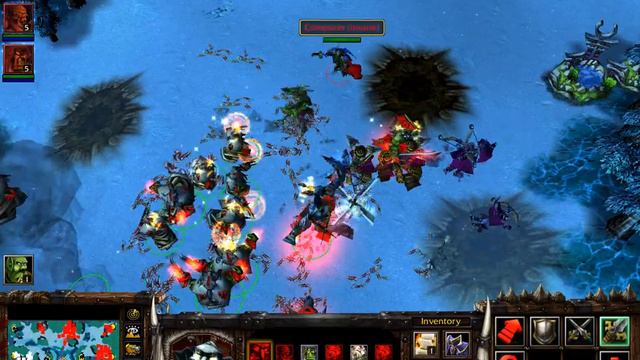 Warcraft 3 Cold Heart Map 1 vs 3 Insane Hardest Enemy Orc vs Random смотреть онлайн