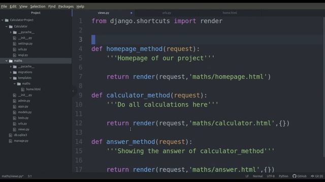 Django Series (section 1) 15 - Code as per Project's Prototype (making views,urls & templates) смотреть онлайн