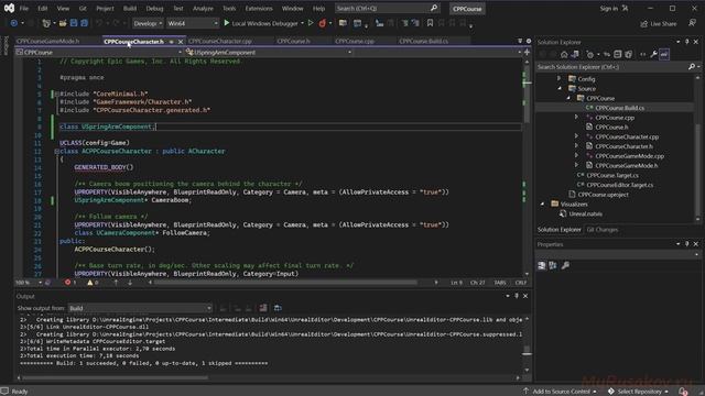 Создание первого проекта | #4 - Курс по основам C++ в Unreal Engine 5 смотреть онлайн