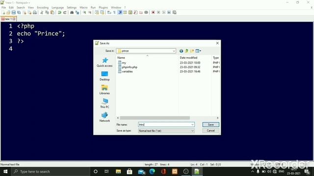 How to Run PHP in XAMPP Server смотреть онлайн