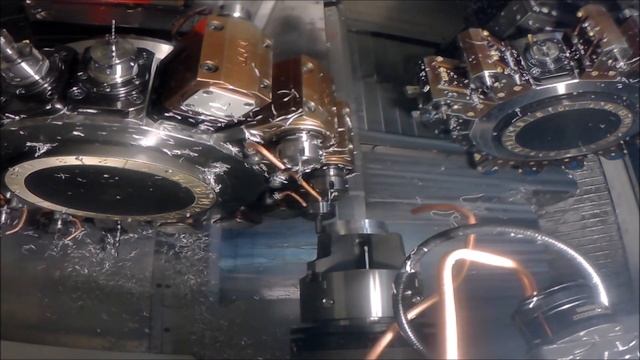 Обработка на станке MoriSeiki NZX с перехватом детали из главного шпинделя во вспомогательный. смотреть онлайн