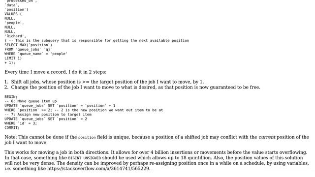 Databases: Queue Implementation with Custom Consistent Absolute Ordering (3 Solutions!!) смотреть онлайн