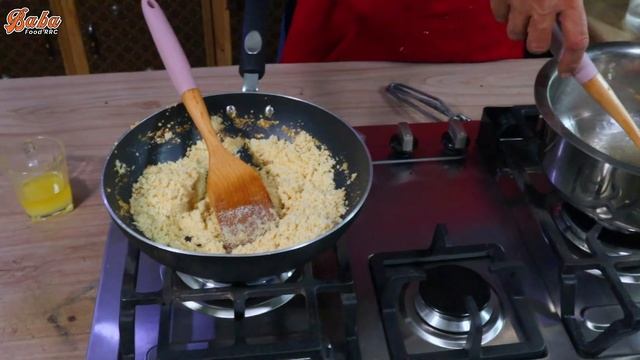 Suji ka Tukri Halwa | سوجی کا کڑک ٹکڑی حلوہ | Halwa Recipe | Chef Rizwan | BaBa Food RRC смотреть онлайн