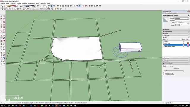 Importando terreno com curvas de nível do AutoCAD para o Sketchup смотреть онлайн