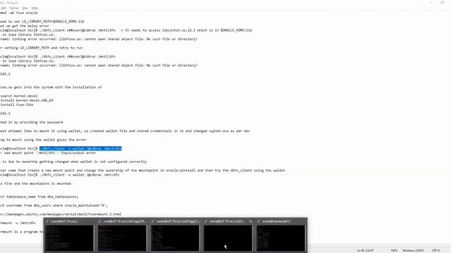What is Oracle DBFS (Database File System) and its implementation steps? смотреть онлайн