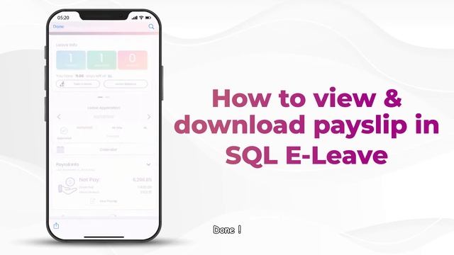 SQL Payroll eLeave & eClaim app - View & Download payslip from mobile app смотреть онлайн
