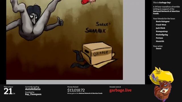 Hour 21: Autofellatio | Garbage Day 2020 смотреть онлайн