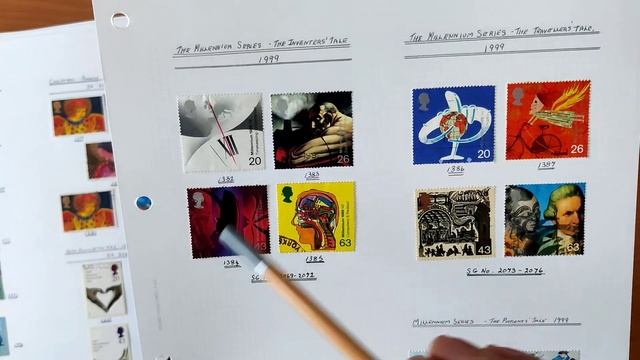 Хронология марок Великобритании. смотреть онлайн