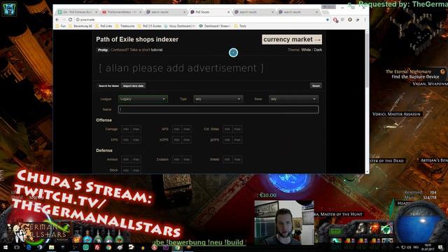 Path of Exile deutscher Anfänger Guide 3.0 - Items auf poe.trade kaufen! (Teil 1) смотреть онлайн