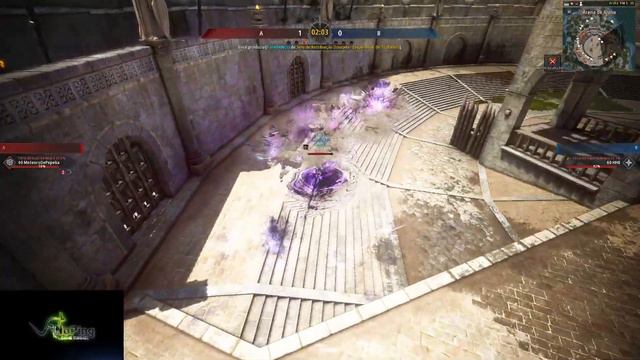 BLACK DESERT PVP - kheyos (Dark Knight) vs. HAT3 (Sorceress) смотреть онлайн