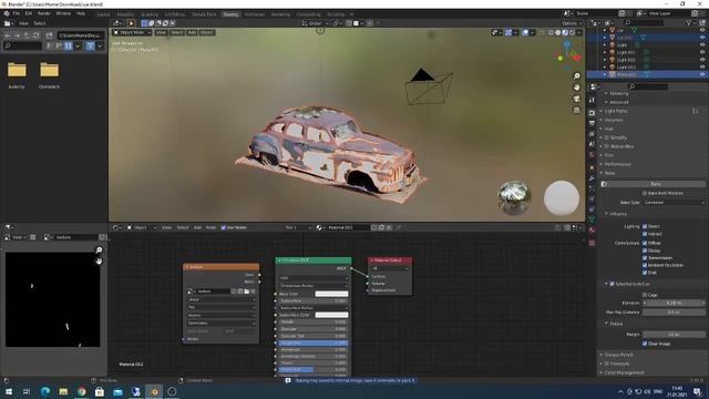 ИГРА ИЗ НИЧЕГО! Запекание текстур в Blender 2.91 Исчерпывающее руководство! смотреть онлайн