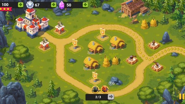 Toy defense fantasy level 2 - Tower defense game смотреть онлайн