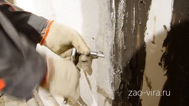 Гидроизоляция шва лентой HydroFlex 275 и смолой HydroBloc 575 смотреть онлайн