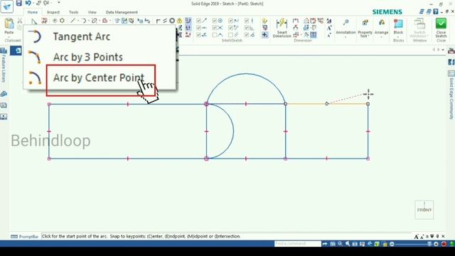 Solid Edge Tutorials-3 | Sketch Tools | Behindloop смотреть онлайн