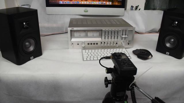 JBL Studio 220- Treble , BASS test + JVC JA-S44 смотреть онлайн